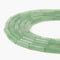 Natural Green Aventurine Smooth Cylinder Tube Beads Size 4x13mm 15.5'' Strand