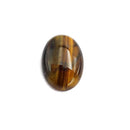 yellow Tiger's eye oval cabochon
