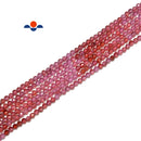 Gradient Garnet Faceted Round Beads Size 2.2mm 15.5'' Strand
