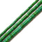 Dark Green Turquoise Heishi Rondelle Discs Beads 3x8mm 3x10mm 15.5''Strand