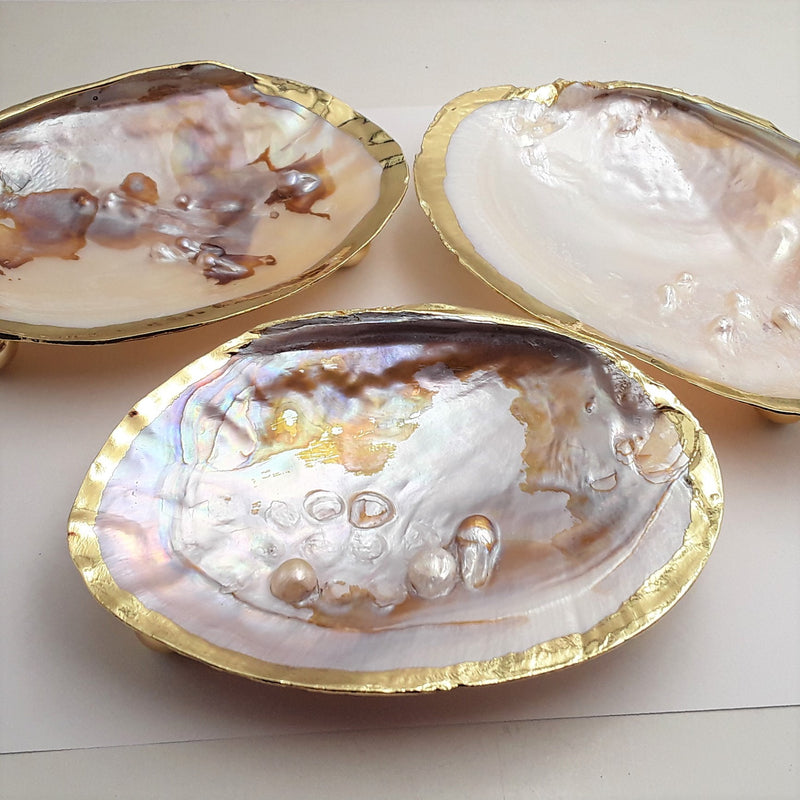 mop shell pearl coated tray dish 