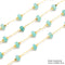 2x4mm Heishi Disc Beads Multi Gemstone Chain Sold One Meter Per Bag