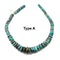 Genuine Turquoise Graduated Smooth Irregular Rondelle Beads 8-15mm 15.5" Strand