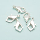 925 Sterling Silver Right Angle Clasp Size 7x15mm 3Pcs Per Bag