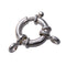sterling silver round shape snap hook clasp