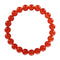 red agate carnelian bracelet smooth round