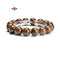 Natural Bronzite Smooth Round Elastic Bracelet Beads Size 12mm 7.5'' Length