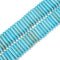 Blue Howlite Turquoise Spike Point Beads Size 5x20mm 5x25mm 5x50mm 15.5'' Str