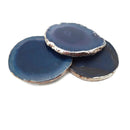 Agate Coaster Geode Round Slices Pink Green Yellow Blue Brown Gray Size 2.5"-3"