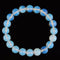 Opalite Smooth Round Elastic Bracelet Size 6mm 8mm 10mm 12mm 7.5'' Length