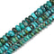 Natural Turquoise Smooth Rondelle Beads 8-9mm 9-10mm 10-11mm 12-13mm 15.5''Strand