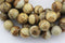 large hole picture jasper smooth round beads