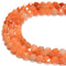 Narural Red Aventurine Star Cut Beads Size 8mm 15.5'' Strand