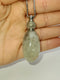 Green Fluorite Nugget Shape Perfume / Oil Bottle Necklace Size Approx 20x40mm