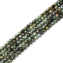Natural African Turquoise Diamond Star Cut Beads Size 8mm 15.5'' Strand