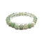 Multi-Green Aventurine Smooth Round Beaded Bracelet Size 8mm 10mm 7.5'' Length