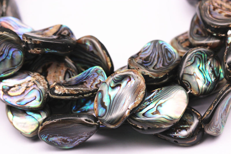 abalone irregular rectangle shape beads