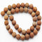 wood grajasper matte round beads