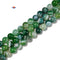 Green Stripe Agate Smooth Round Beads Size 6mm 8mm 10mm 12mm 15.5'' Strand