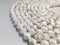 white turquoise faceted star cut beads
