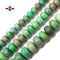 Natural Chrysoprase Faceted Rondelle Beads 8x12mm 8x14mm 10x16mm 15.5" Strand