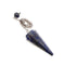 Lapis Lazuli Pendulum Pendant Healing Point Approx 40x18mm with 8" Chain & Ball