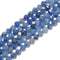 Natural Blue Aventurine Faceted Star Cut Beads Size 8mm 15.5" Strand