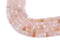 pink aventurine smooth rondelle beads