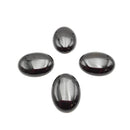 Black Onyx Oval Cabochon Size 30x40mm Sold Per Piece