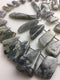 labradorite graduated irregular slice Sticks Points beads