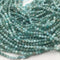 natural green amazonite faceted round beads