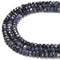 Natural Sapphire Faceted Irregular Rondelle Beads Size 4x7mm 15.5'' Strand