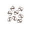 925 Sterling Silver Hook Clasp Size 8x10mm, 6pcs per Bag Sold by Bag