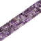 Natural Amethyst Faceted Pumpkin Shape Beads Size 3x4mm 15.5'' Strand