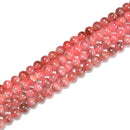 Natural Rhodochrosite Smooth Round Beads Size 5-5.5mm 15.5'' Strand