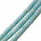light blue turquoise Heishi Rondelle Discs beads 