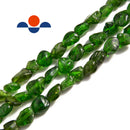 natural diopside side drill pebble nugget chips beads