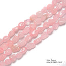 04 Multi Crystal Gemstone Pebble Nugget Beads 6x8mm 15.5'' Strand