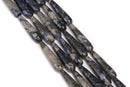 natural gray opal faceted teardrop beads