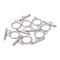 304 Stainless Steel Toggle Clasp Size 15mm/22mm 7 Pieces Per Bag