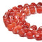 Red Stripe Agate Prism Cut Double Point Beads Size 7x8mm 15.5'' Strand