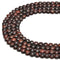 Red Tiger's Eye Faceted Flat Coin Beads 6mm 15.5" Strand
