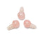 Rose Quartz Guru Beads Three Holes T-Beads Size 10mm Sold by One Set