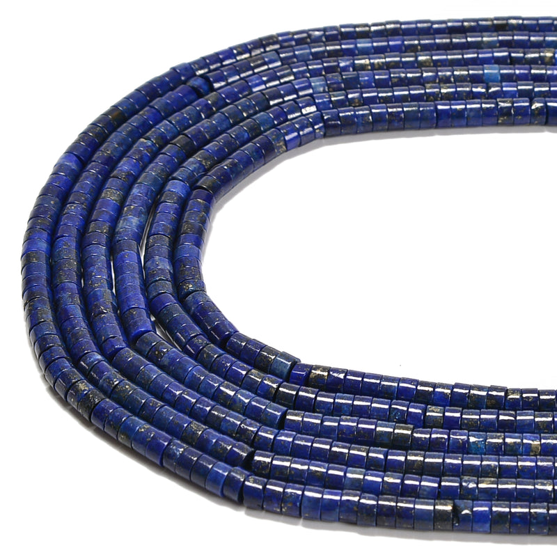 Lapis Lazuli Heishi Disc Beads Size 2x4mm 15.5'' Strand