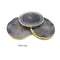 Agate Coaster Geode Round Slices Pink Green Yellow Blue Brown Gray Size 2.5"-3"
