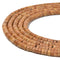 Natural Wood Grain Jasper Heishi Disc Size 2x4mm 15.5'' Strand