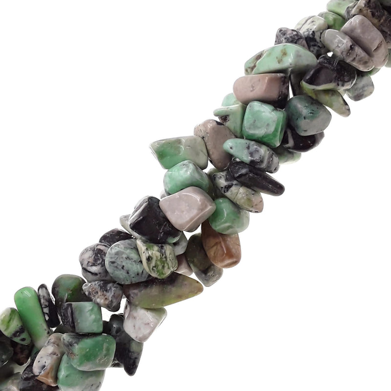 green african turquoise irregular nugget chips beads