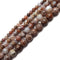 natural red agate smooth round beads