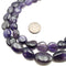 Natural Amethyst Smooth Pebble Nugget Beads 10-15mm 12-18mm 15.5" Strand