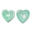 Natural Green Fluorite Heart Shape Bowl Size 80x85mm (Approx 3'') Sold Per Piece